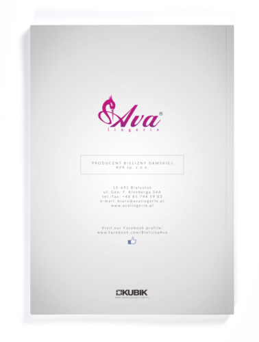 Projekt katalogu dla firmy Ava